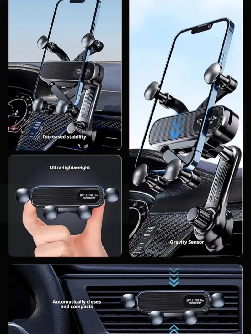 Car phone holder air vent clip special car hook type horizontal and vertical fixed car phone holder