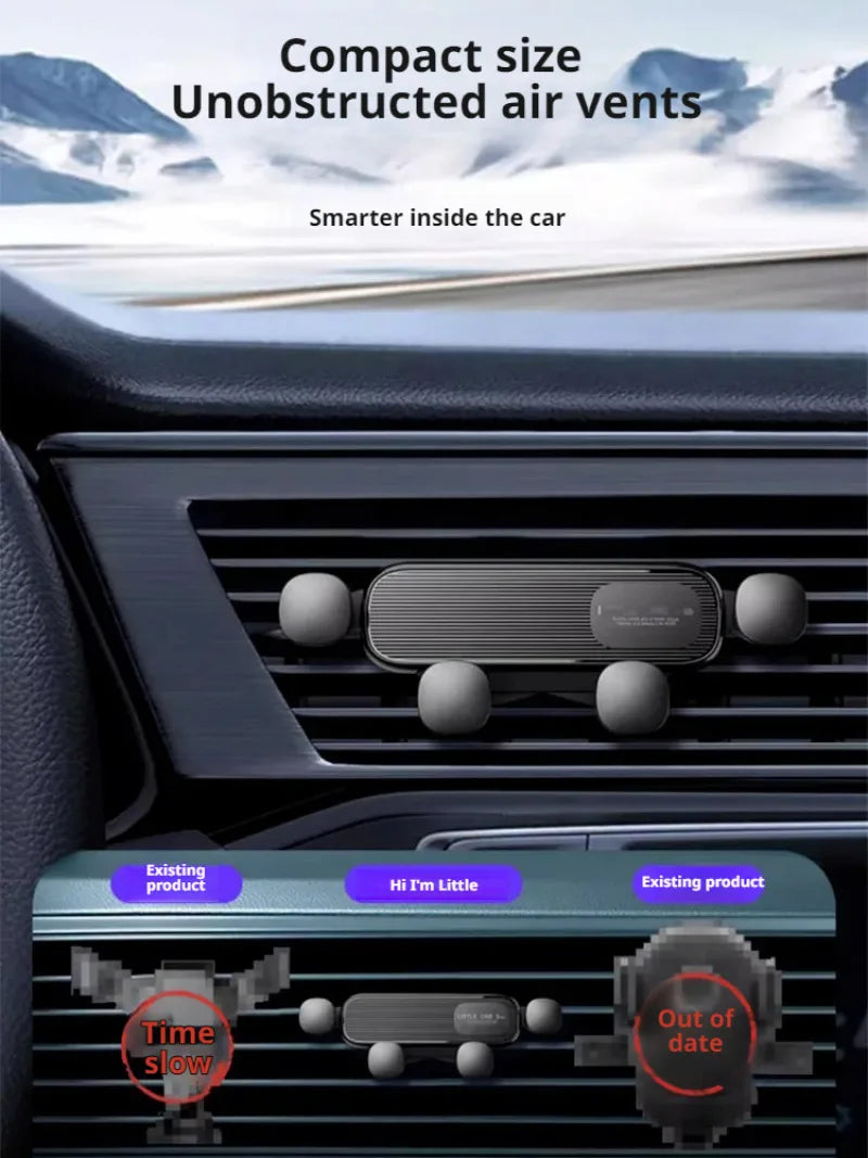 Car phone holder air vent clip special car hook type horizontal and vertical fixed car phone holder