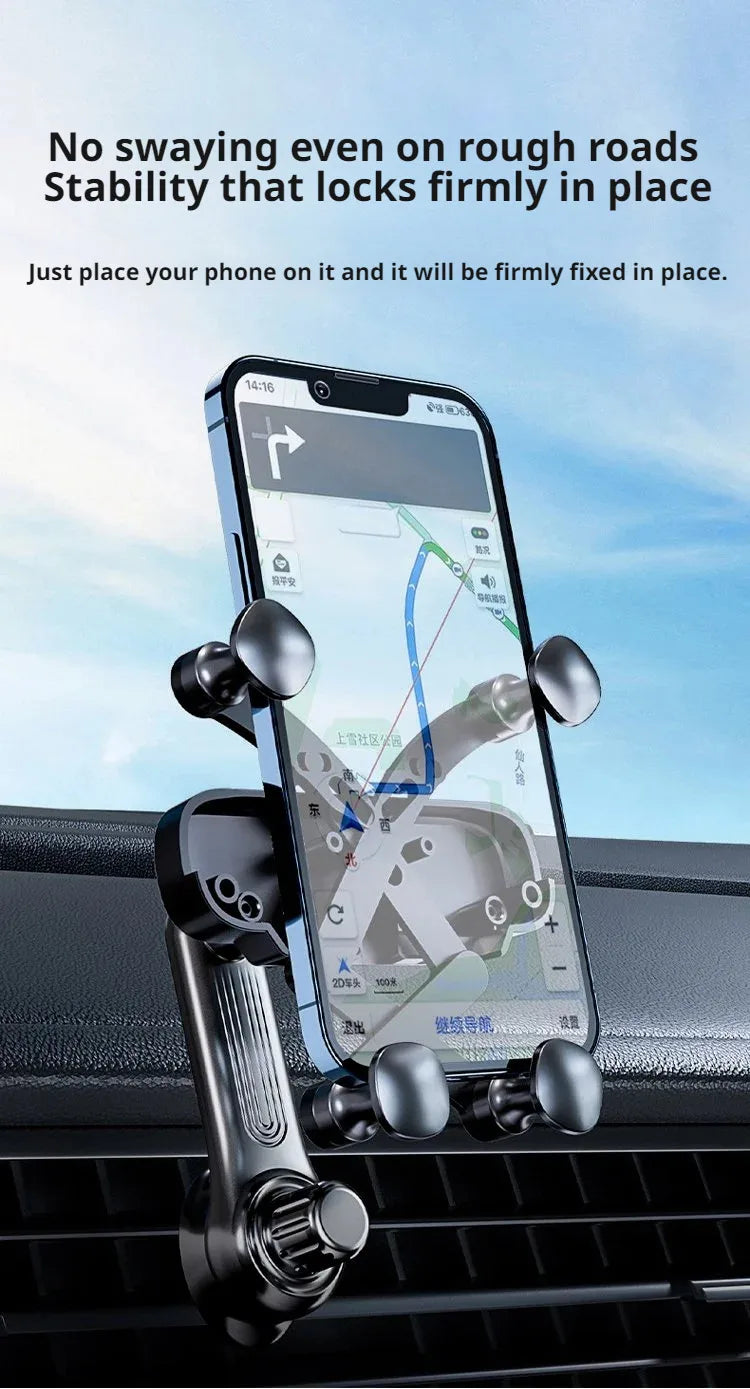 Car phone holder air vent clip special car hook type horizontal and vertical fixed car phone holder