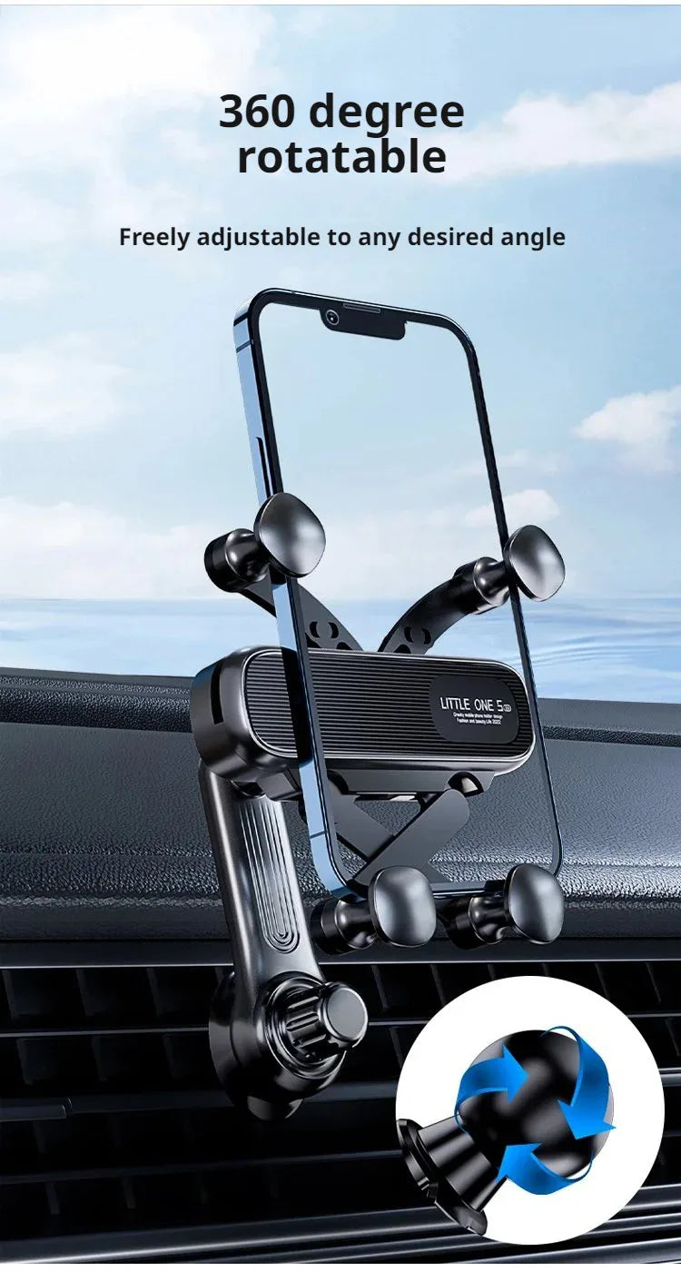 Car phone holder air vent clip special car hook type horizontal and vertical fixed car phone holder