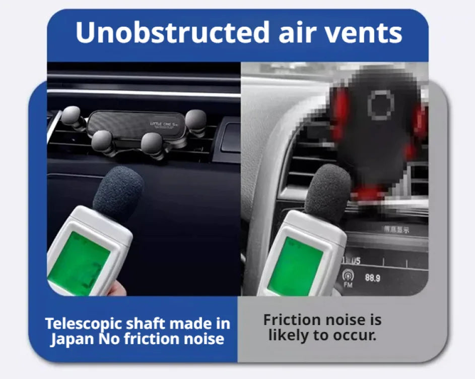 Car phone holder air vent clip special car hook type horizontal and vertical fixed car phone holder
