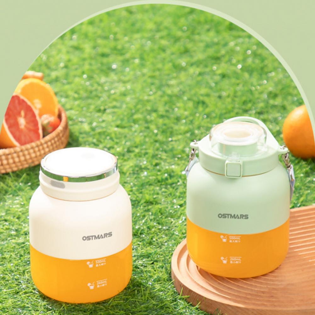 1100ML Portable Juicer Cup Food Grade Water Bottle Juicer Wireless Fruit Squeezer Electric Blender Juice Maker Machine Kitchen