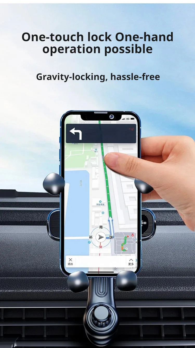Car phone holder air vent clip special car hook type horizontal and vertical fixed car phone holder
