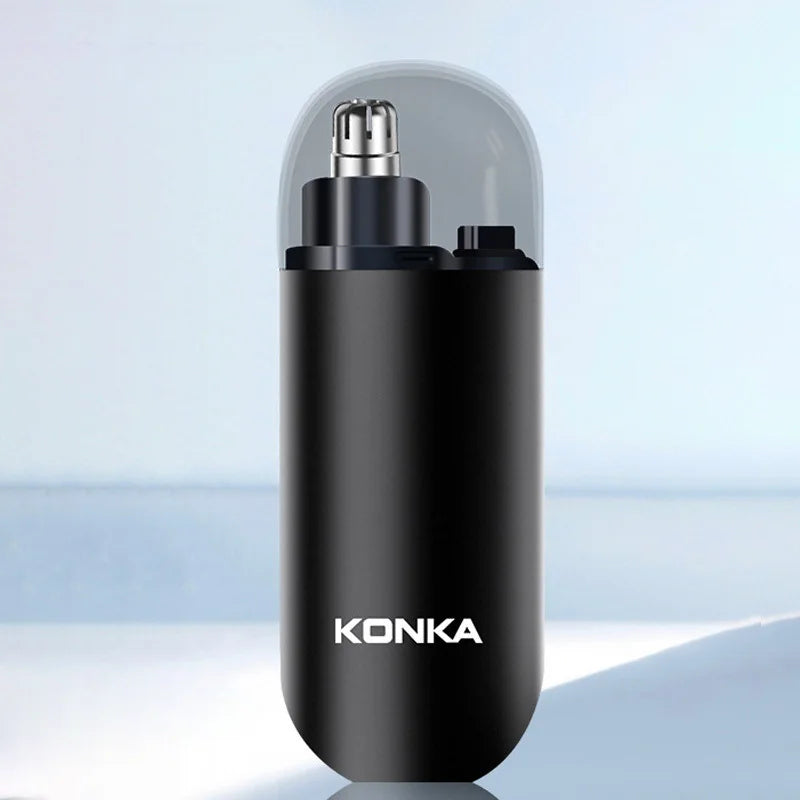 【Local Seller】Mini Portable Rechargeable Nose Hair Trimmer For Men Replacement Blades Included