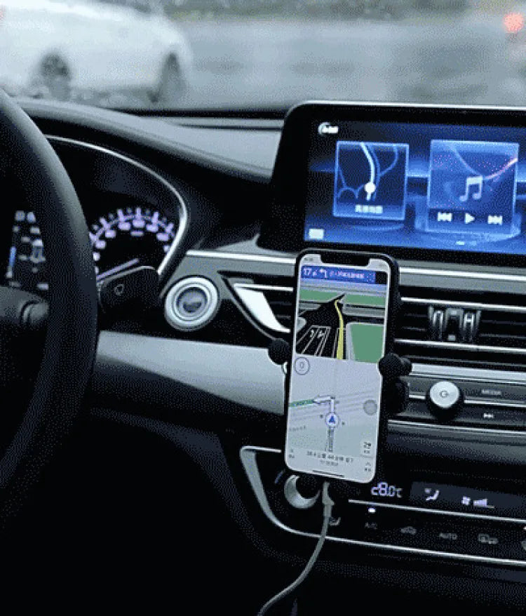 Car phone holder air vent clip special car hook type horizontal and vertical fixed car phone holder