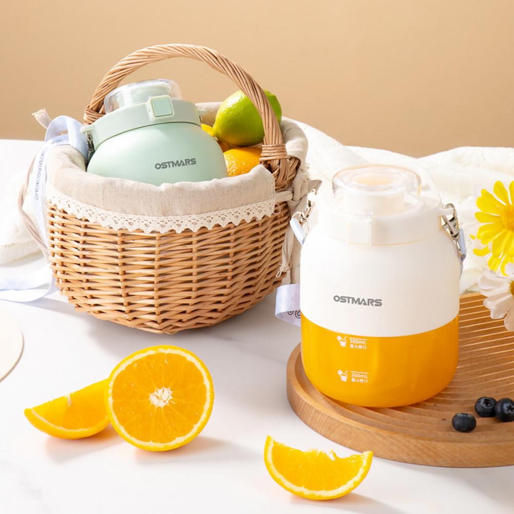 1100ML Portable Juicer Cup Food Grade Water Bottle Juicer Wireless Fruit Squeezer Electric Blender Juice Maker Machine Kitchen