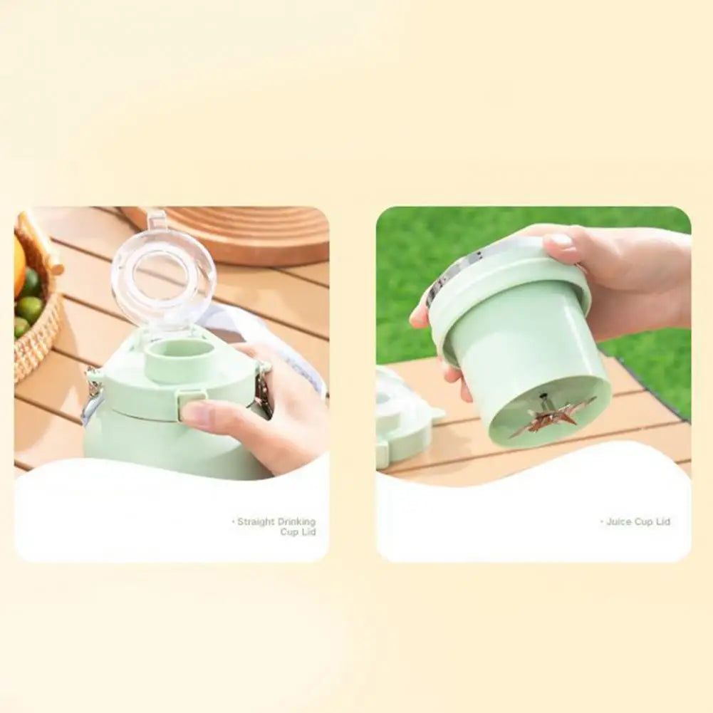 1100ML Portable Juicer Cup Food Grade Water Bottle Juicer Wireless Fruit Squeezer Electric Blender Juice Maker Machine Kitchen