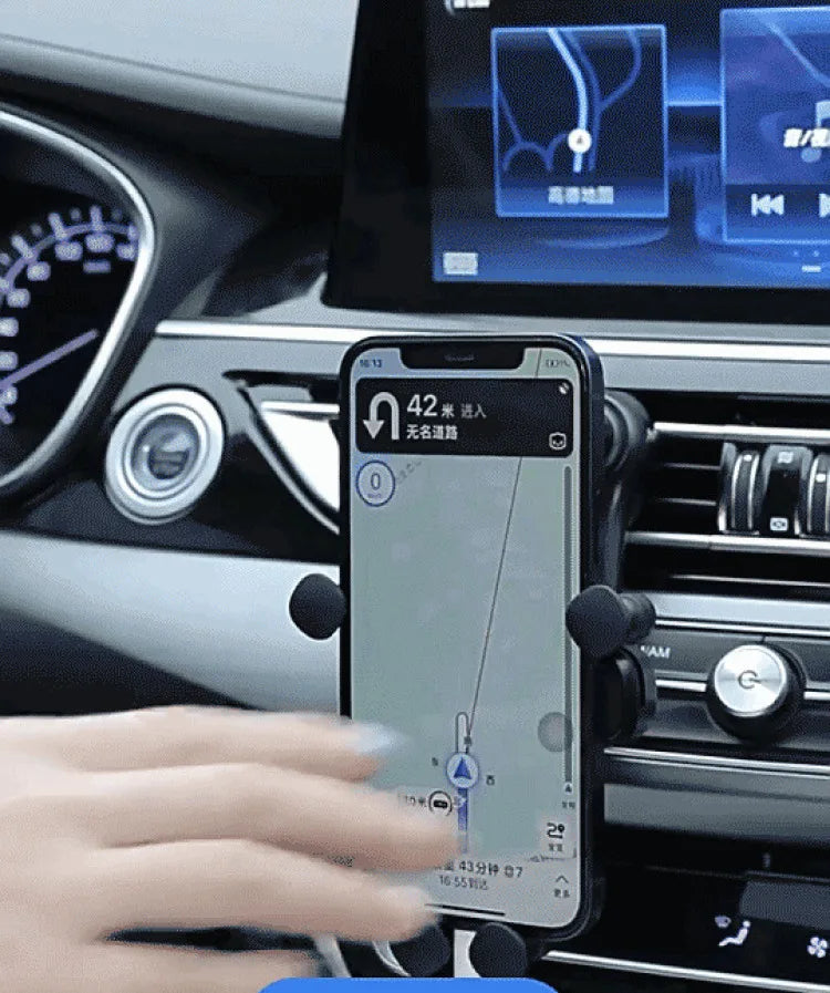 Car phone holder air vent clip special car hook type horizontal and vertical fixed car phone holder