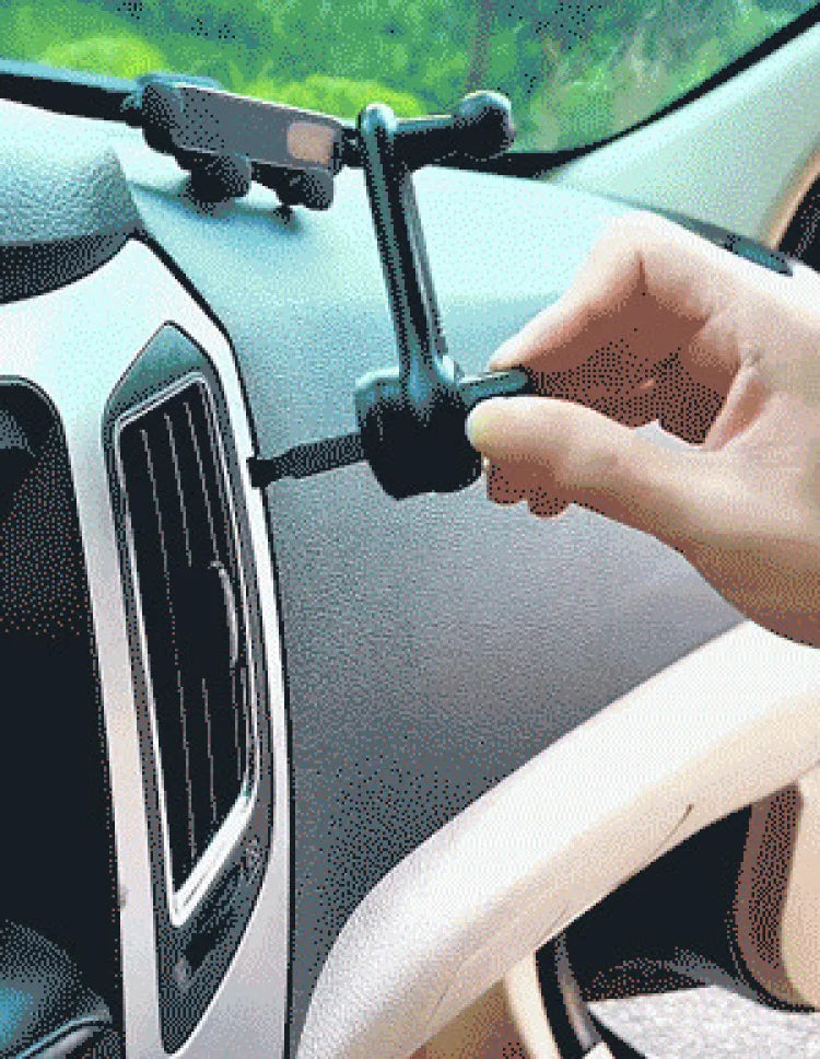 Car phone holder air vent clip special car hook type horizontal and vertical fixed car phone holder