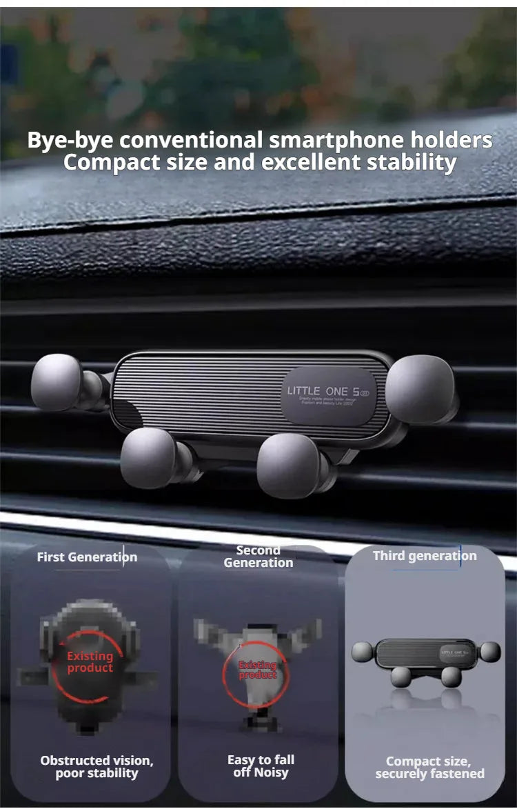 Car phone holder air vent clip special car hook type horizontal and vertical fixed car phone holder