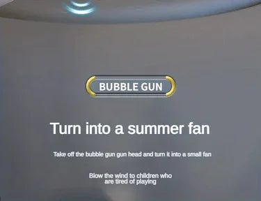 40-Hole Automatic Bubble Gun - Electric LED Light Up Toy for Kids, Handheld Bubble Machine Without Battery & Bubble Water