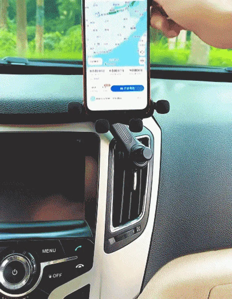 Car phone holder air vent clip special car hook type horizontal and vertical fixed car phone holder