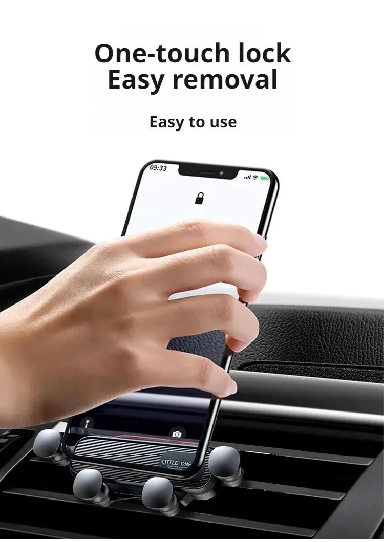 Car phone holder air vent clip special car hook type horizontal and vertical fixed car phone holder