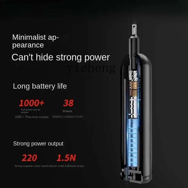 TQH Hand Drill Hand Electric Screwdriver Gun Tool Impact Drill Household Rechargeable Brushless Lithium Battery Rotary Punching