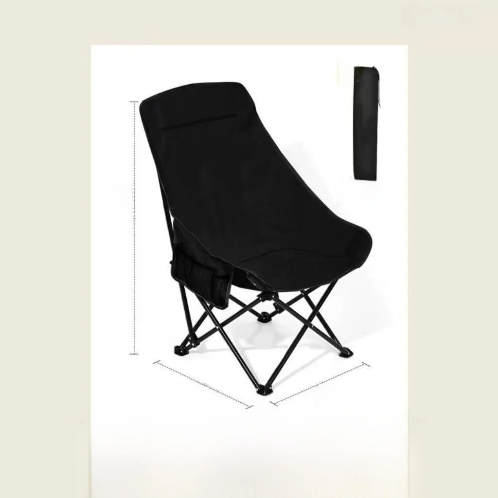 Outdoor Adjustable High Ba Moon Chair Folding Chair Convenient Storage Fiing Chair Beach Chair Cam Equipment