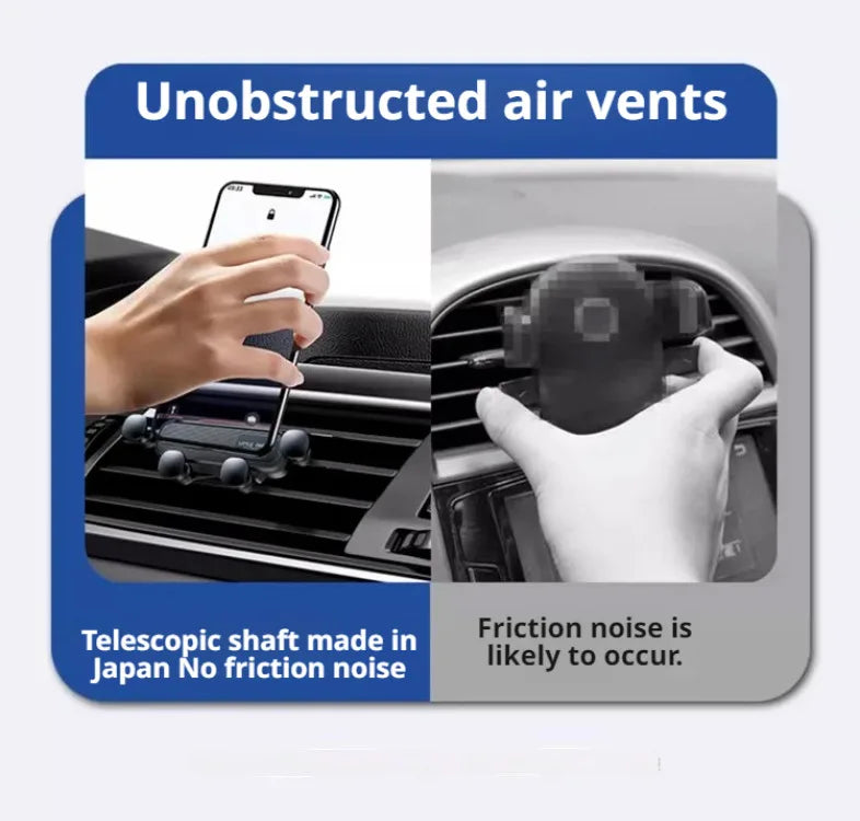 Car phone holder air vent clip special car hook type horizontal and vertical fixed car phone holder