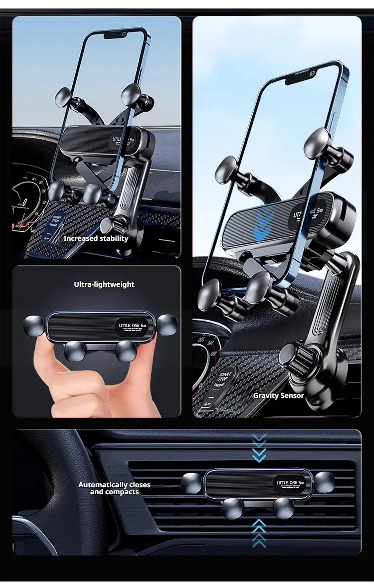 Car phone holder air vent clip special car hook type horizontal and vertical fixed car phone holder