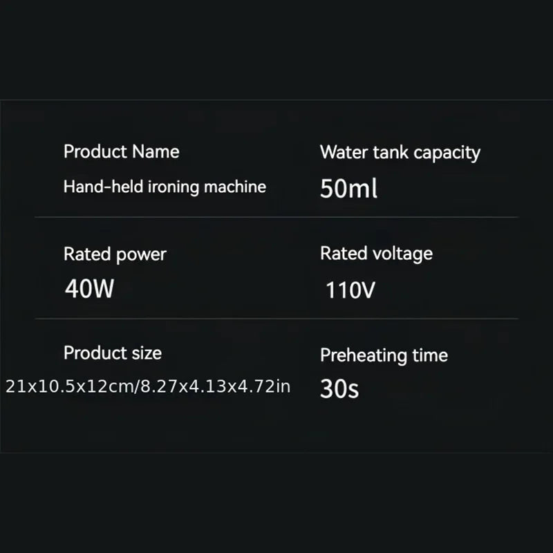 100V-230V Mini Steam Iron for clothes Travel Portable Garment Steamer Professional Home Heat Press Dry Wet Clothes Ironing 2024