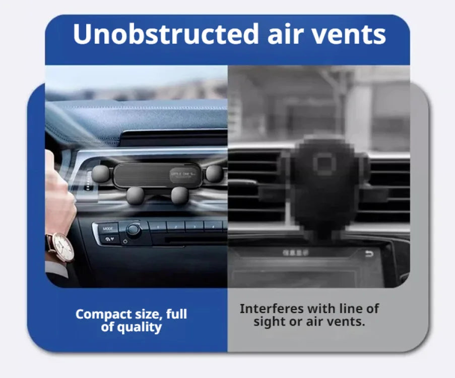 Car phone holder air vent clip special car hook type horizontal and vertical fixed car phone holder