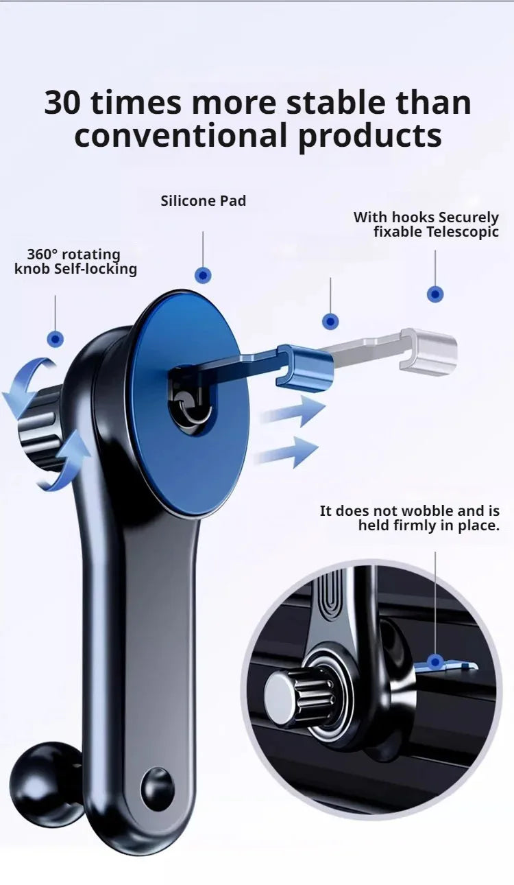 Car phone holder air vent clip special car hook type horizontal and vertical fixed car phone holder