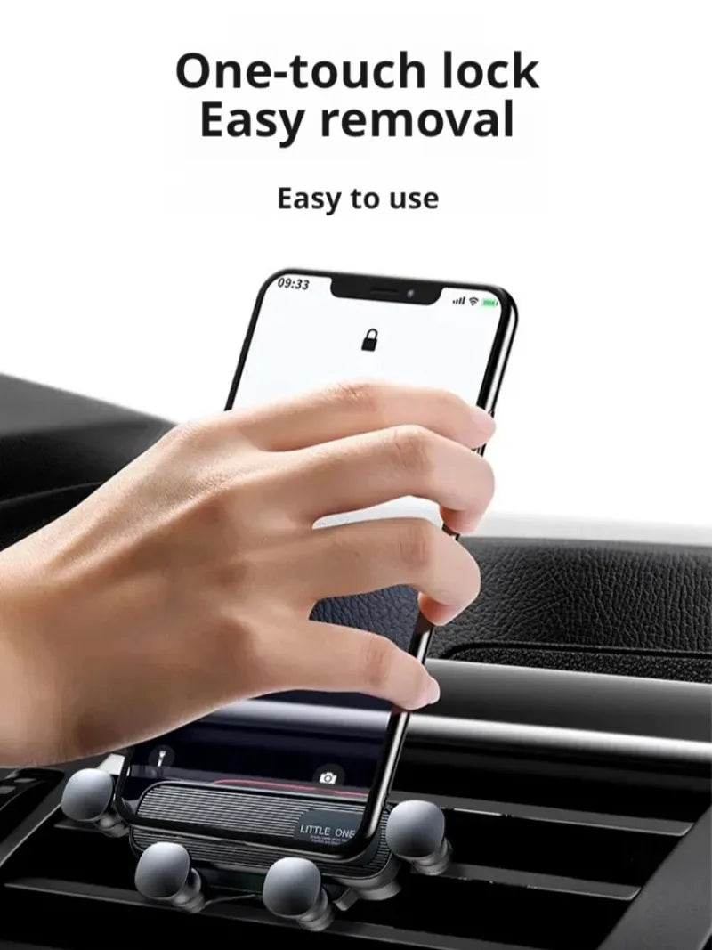 Car phone holder air vent clip special car hook type horizontal and vertical fixed car phone holder
