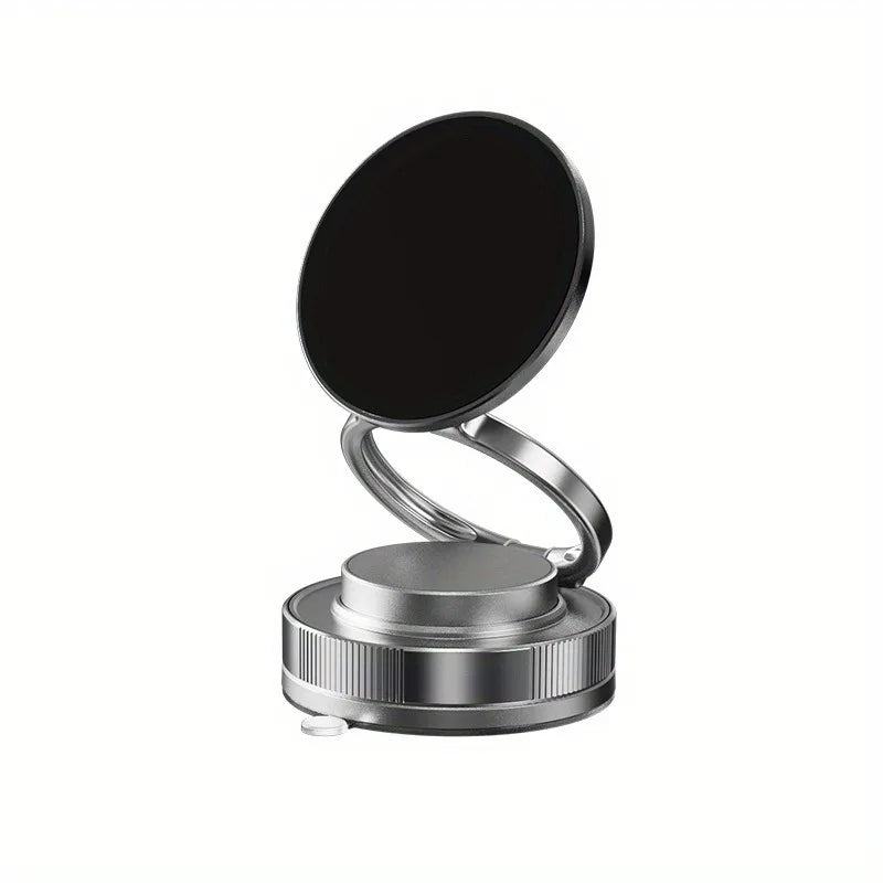 (2025 New Design) Compact Car mobile phone holder Magnetic Vacuum Suction Bracket for Phones 4.7-69 Inches – Rotatable, One