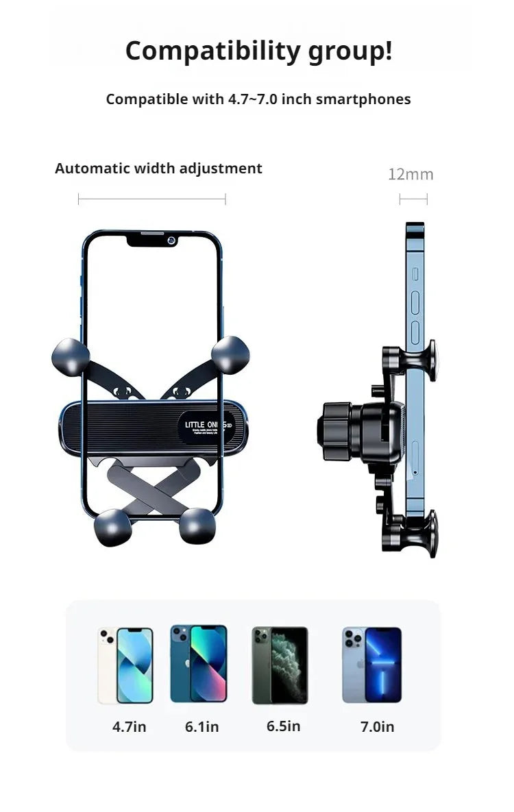 Car phone holder air vent clip special car hook type horizontal and vertical fixed car phone holder