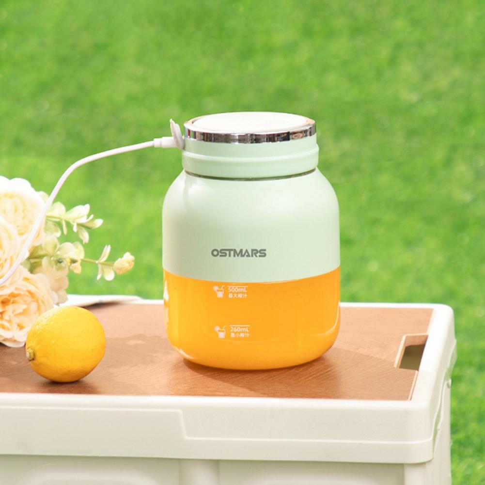 1100ML Portable Juicer Cup Food Grade Water Bottle Juicer Wireless Fruit Squeezer Electric Blender Juice Maker Machine Kitchen