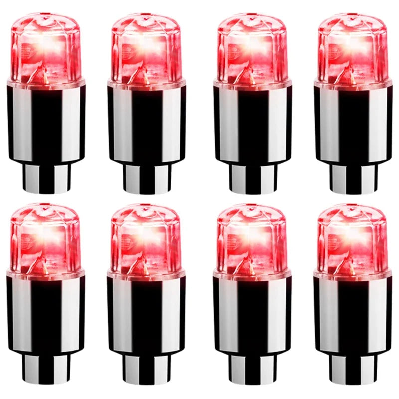 Tire LED Lights Bicycle Tire Valve Cap Lighting Motorcycle Bike Wheel Lamp Flash Lamps Colorful Road Cycling Lamp Accessories