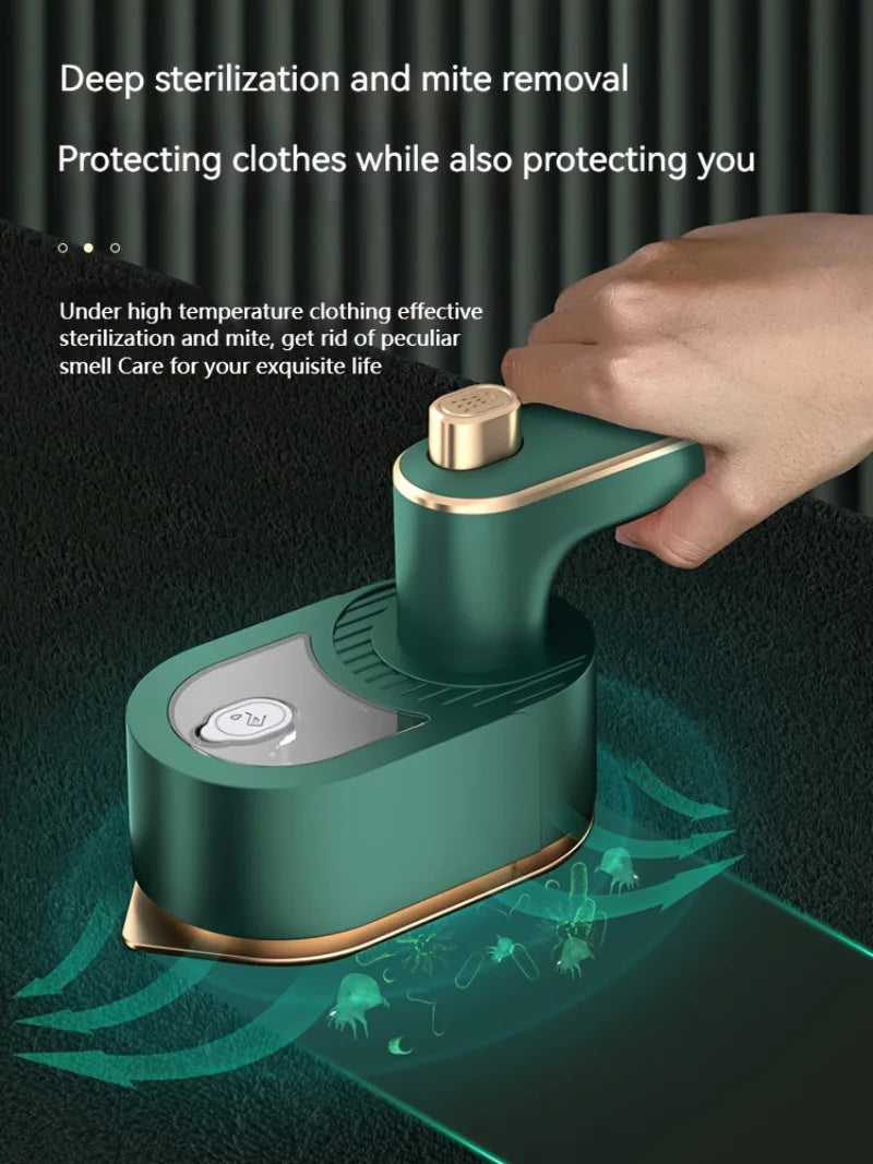 100V-230V Mini Steam Iron for clothes Travel Portable Garment Steamer Professional Home Heat Press Dry Wet Clothes Ironing 2024