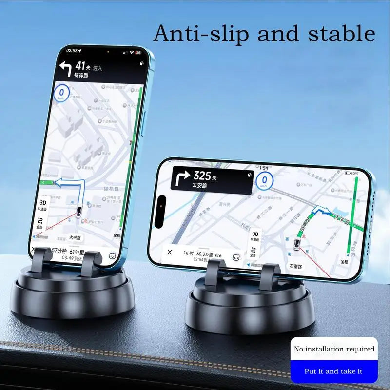 Universal Car Phone Holder Dashboard Suction Cup Silicone Car Phone Bracket Rotatable For IPhone Samsung Car Accessories