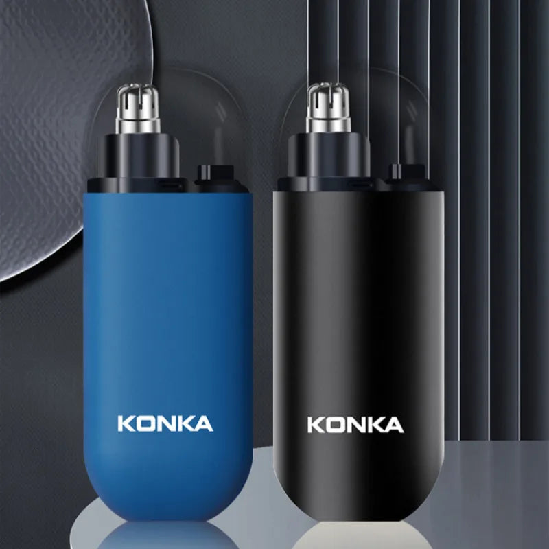 【Local Seller】Mini Portable Rechargeable Nose Hair Trimmer For Men Replacement Blades Included
