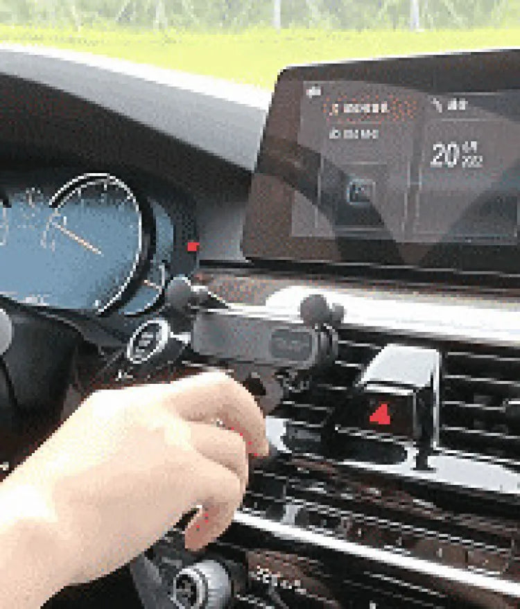 Car phone holder air vent clip special car hook type horizontal and vertical fixed car phone holder