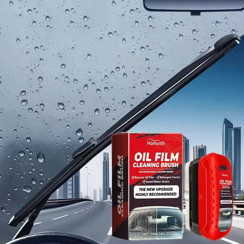 Car Glass Oil Film Remover Glass Cleaning Board Hydrophobic