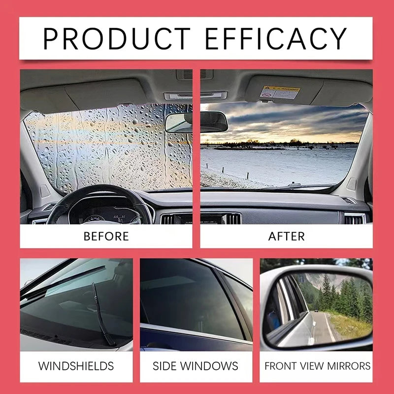 Car Glass Oil Film Remover Glass Cleaning Board Hydrophobic